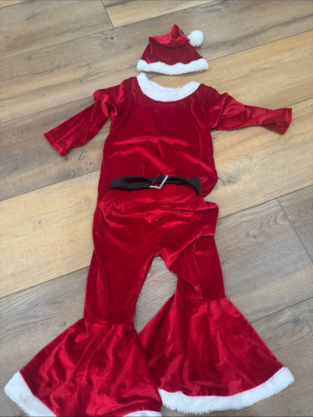 Red Kids Santa Costume with Hat
